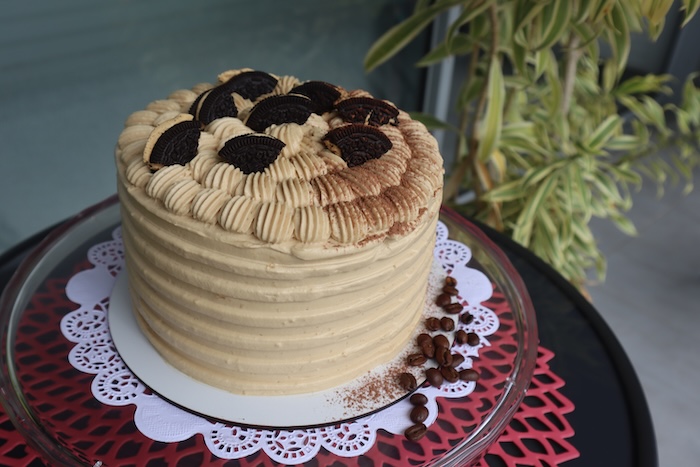 Torta de chocolate con crema de café